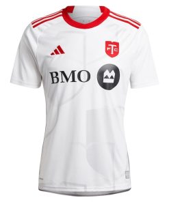 Alternative view of Richie Laryea Toronto FC adidas 2024 GTA Kit Replica Player Jersey - White