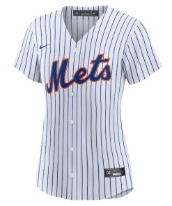 Alternative view of Pete Alonso New York Mets Nike Women's Home Replica Jersey - White