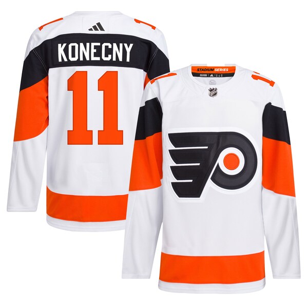 Travis Konecny Philadelphia Flyers adidas 2024 NHL Stadium Series Primegreen Authentic Player Jersey?ยจC White