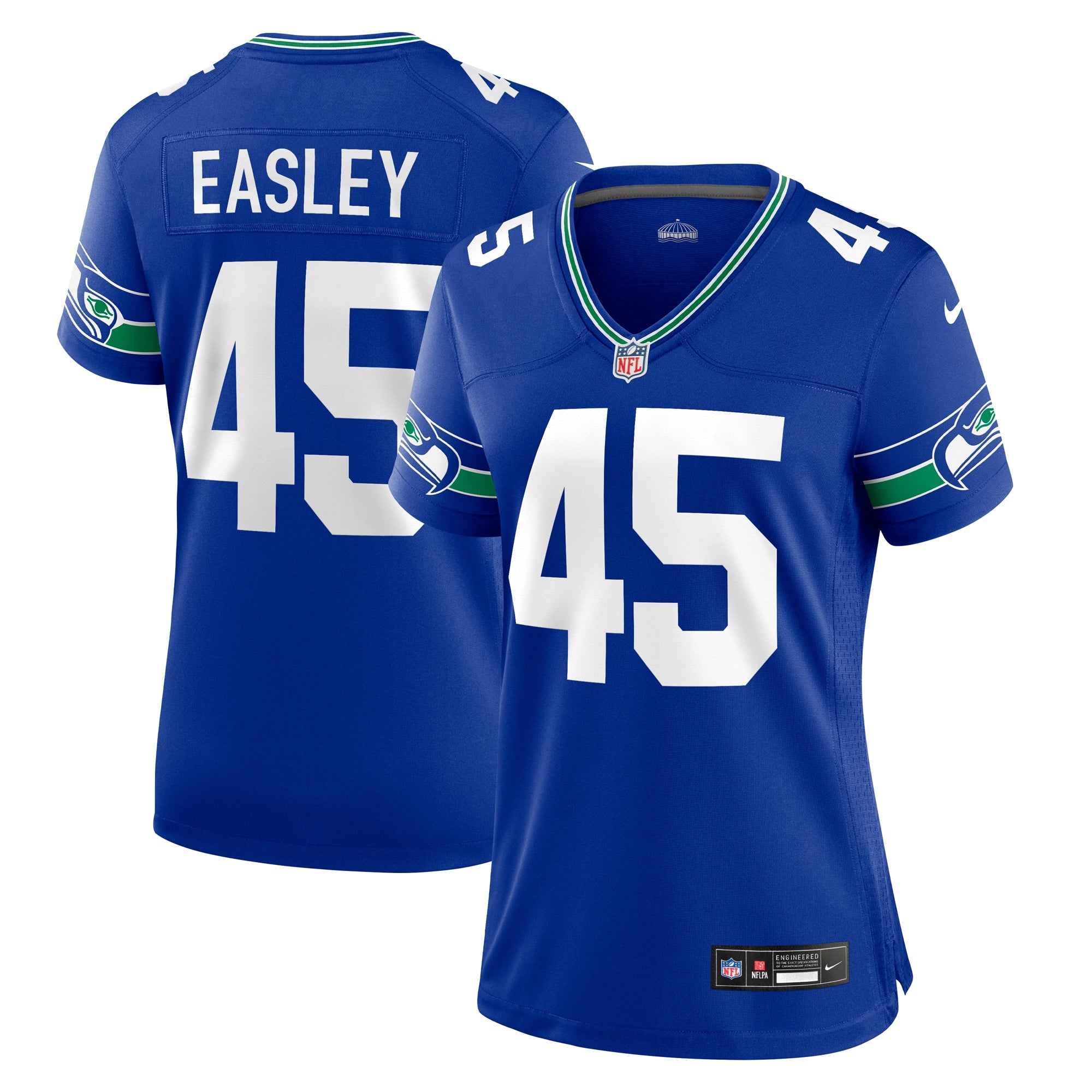 Kenny Easley Seattle Seahawks Nike Women's Game Retired Player Jersey - College Navy/Royal - Image 6