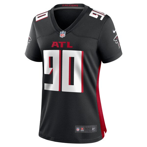 David Onyemata Atlanta Falcons Nike Women's Game Player Jersey - Black - Image 2