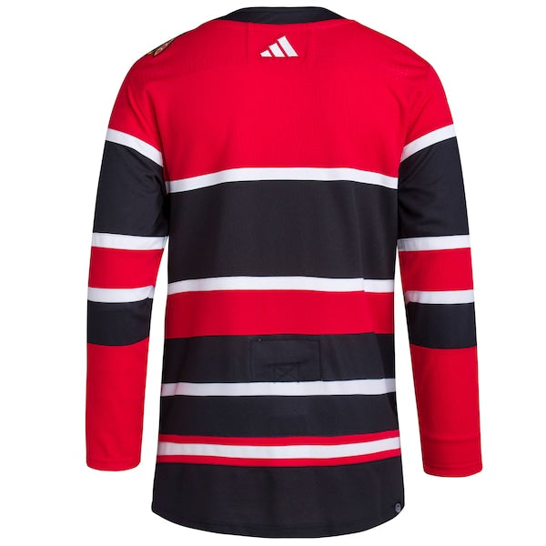 Chicago Blackhawks adidas Reverse Retro 2.0 Authentic Blank Jersey - Red - Image 3