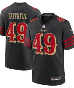 The Faithful San Francisco 49ers Nike 2025 Rivalries Collection Game Jersey - Black