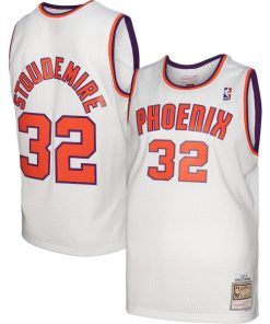 Amar'e Stoudemire Phoenix Suns 2001/02 Hardwood Classics Swingman Jersey - White/Purple