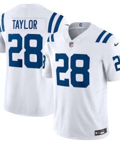 Alternative view of Jonathan Taylor Indianapolis Colts Nike Youth Vapor F.U.S.E. Limited Jersey - White/Blue/Royal