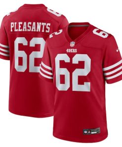 Austen Pleasants San Francisco 49ers Nike Team Game Jersey - Scarlet
