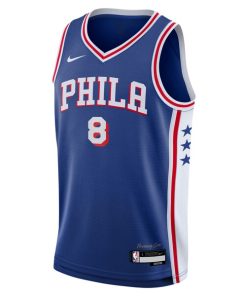 Alternative view of Paul George Philadelphia 76ers Nike Youth Swingman Jersey - Icon Edition - Royal