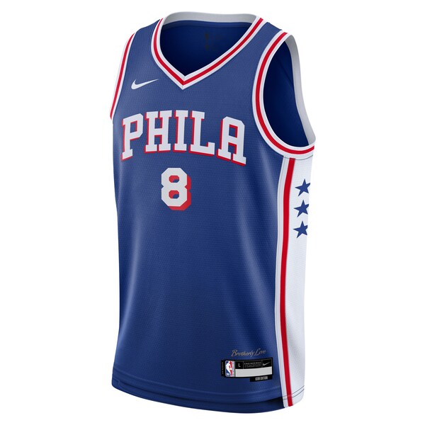 Paul George Philadelphia 76ers Nike Youth Swingman Jersey - Icon Edition - Royal - Image 2