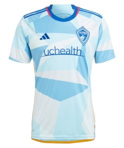 Alternative view of Sam Vines Colorado Rapids adidas 2024 New Day Kit Replica Player Jersey - Light Blue