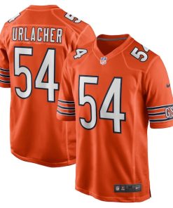 Brian Urlacher Chicago Bears Nike Retired Player Jersey - Orange/Navy/White