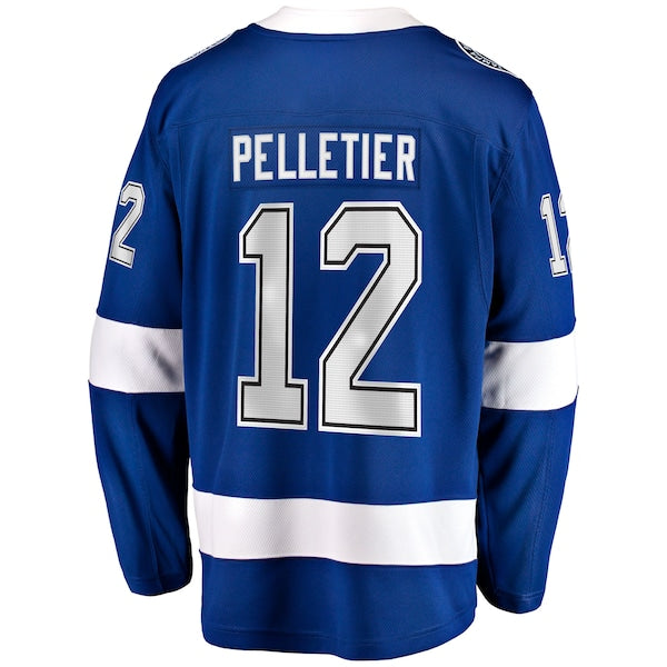 Jakob Pelletier Tampa Bay Lightning Home Breakaway Jersey - Blue - Image 3