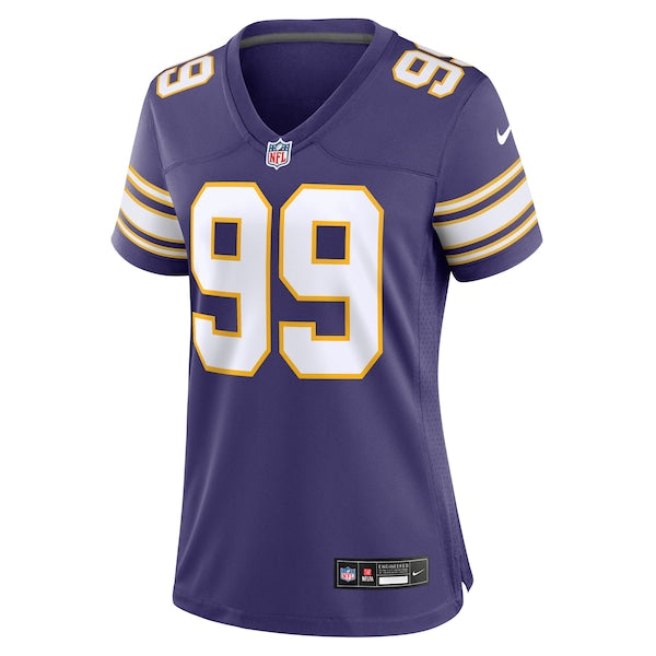 Danielle Hunter Minnesota Vikings Nike Women's Classic Player Game Jersey - Purple - Image 2