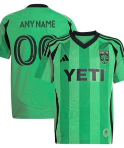 Austin FC adidas Women's 2025 The Heartbeat Kit Replica Custom Jersey - Green