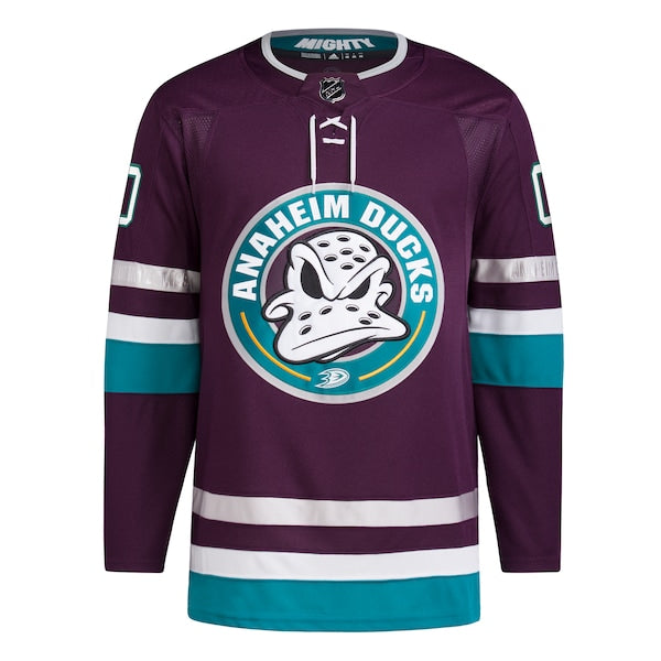 Anaheim Ducks adidas Alternate 30th Anniversary Primegreen Authentic Custom Jersey - Purple - Image 2