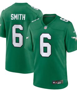 DeVonta Smith Philadelphia Eagles Nike Youth Game Jersey - Kelly Green