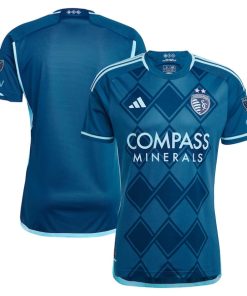 Sporting Kansas City adidas 2024 Diamonds Our Forever Authentic Jersey?¨C Navy