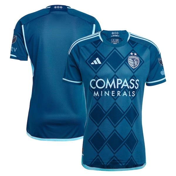 Sporting Kansas City adidas 2024 Diamonds Our Forever Authentic Jersey?ยจC Navy