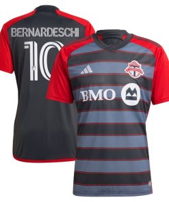 Federico Bernardeschi Toronto FC adidas 2024 Club Kit Replica Player Jersey - Gray