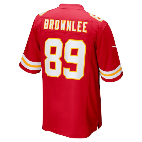 Jason Brownlee Kansas City Chiefs Nike Team Game Jersey - Red - Image 3