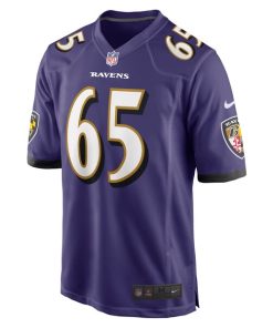 Alternative view of Patrick Mekari Baltimore Ravens Nike Game Player Jersey - Purple