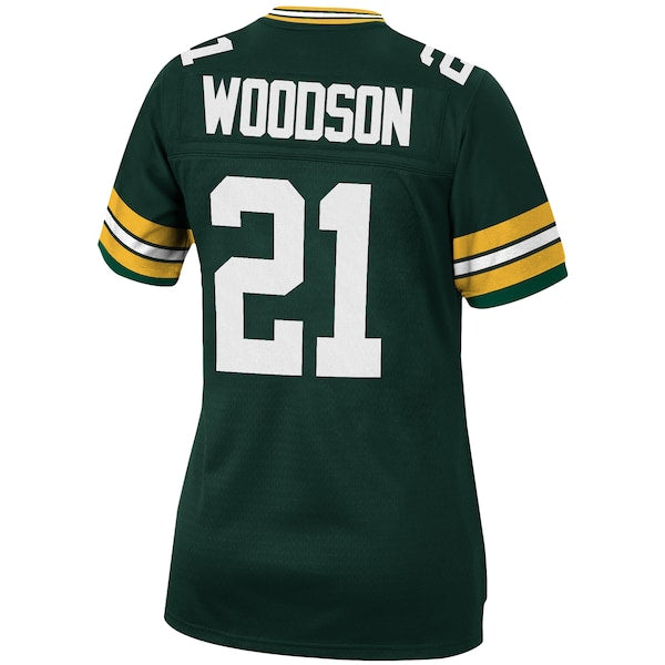 Charles Woodson Green Bay Packers Women's 2010 Legacy Replica Player Jersey - Green - Image 3