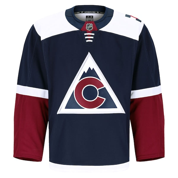 Colorado Avalanche Alternate Authentic Pro Jersey - Navy - Image 2