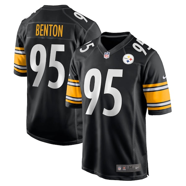 Keeanu Benton Pittsburgh Steelers Nike Team Game Jersey - Black/White - Image 2