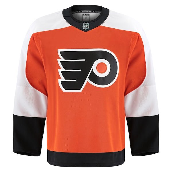 Philadelphia Flyers Home Authentic Pro Jersey - Orange - Image 2