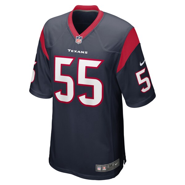 Jerry Hughes Houston Texans Nike Game Player Jersey - Navy - Image 2