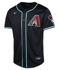 Alternative view of Arizona Diamondbacks Nike Youth Alternate Limited Jersey - Black