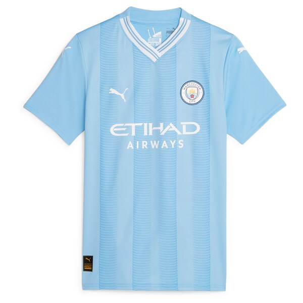 Manchester City Puma Women's 2023/24 Home Replica Jersey - Sky Blue - Image 2