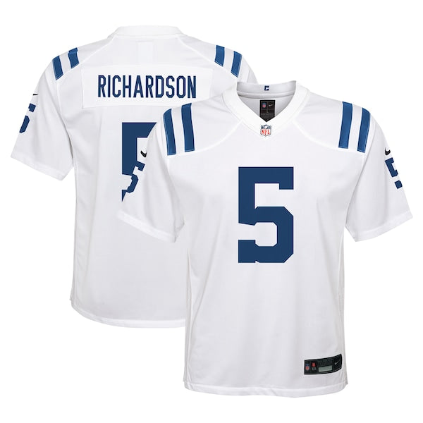 Anthony Richardson Indianapolis Colts Nike Youth Player Game Jersey - White - Image 2