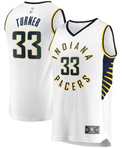 Myles Turner Indiana Pacers Fast Break Replica Player Jersey - White - Association Edition