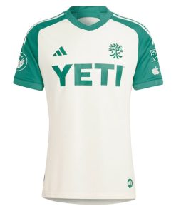 Alternative view of Austin FC adidas 2024 The Armadillo Kit Authentic Player Jersey - Tan