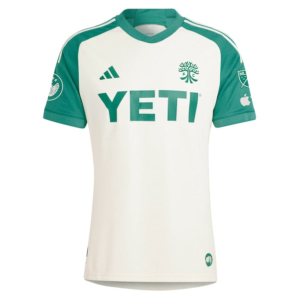 Austin FC adidas 2024 The Armadillo Kit Authentic Player Jersey - Tan - Image 2