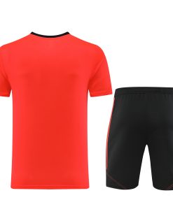 Alternative view of Adidas Short Sleeve Training Jersey Set - AD02- Tangerine