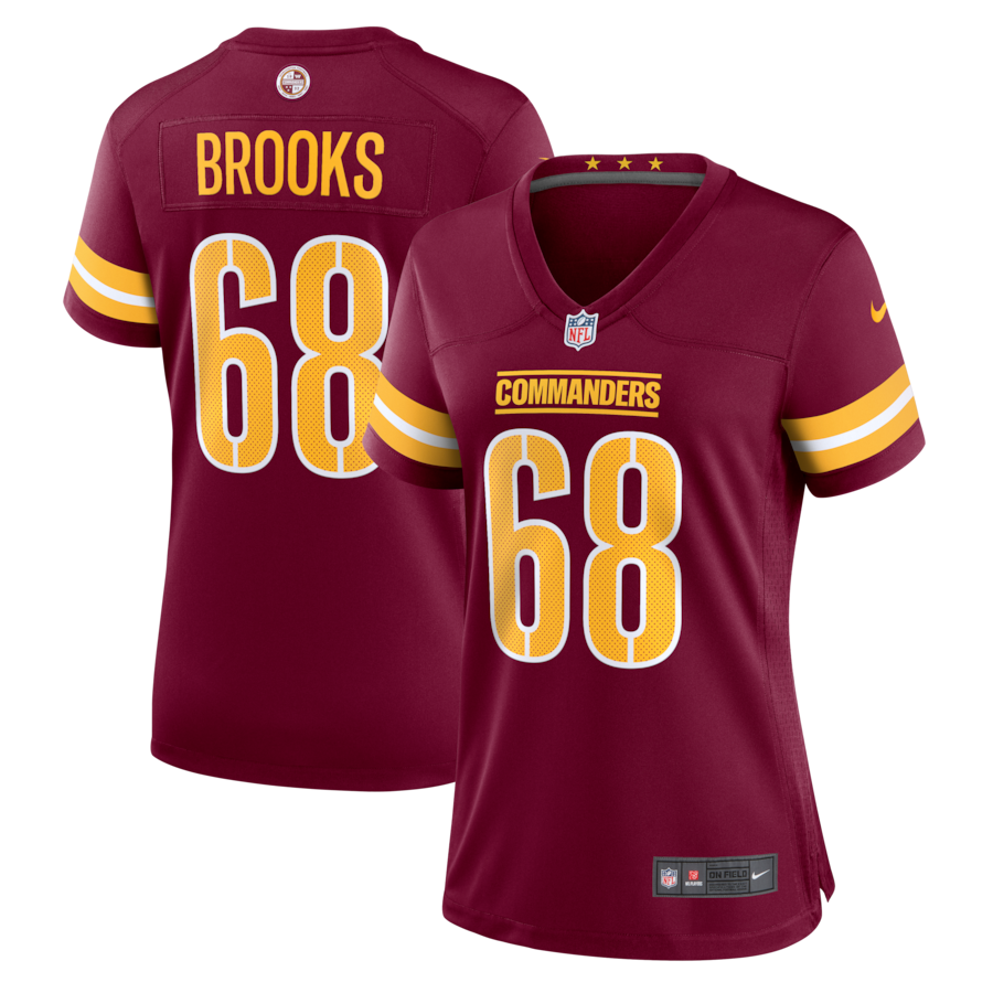 Curtis Brooks Washington Commanders Nike Women's Game Jersey - Burgundy