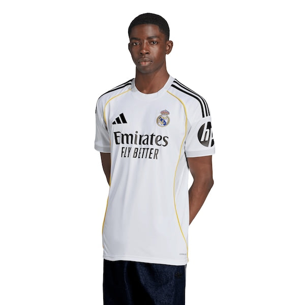 Los Merengues adidas 2025/26 Home Replica Jersey - White/Blue - Image 2