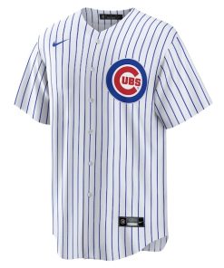 Alternative view of Ian Happ Chicago Cubs Nike Home Replica Jersey - White