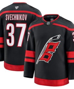 Andrei Svechnikov Carolina Hurricanes  Home Premium Jersey - Black/White