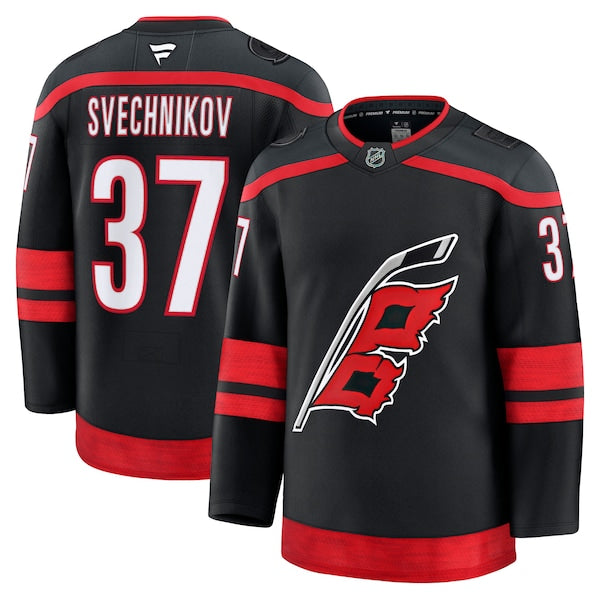 Andrei Svechnikov Carolina Hurricanes Home Premium Jersey - Black/White