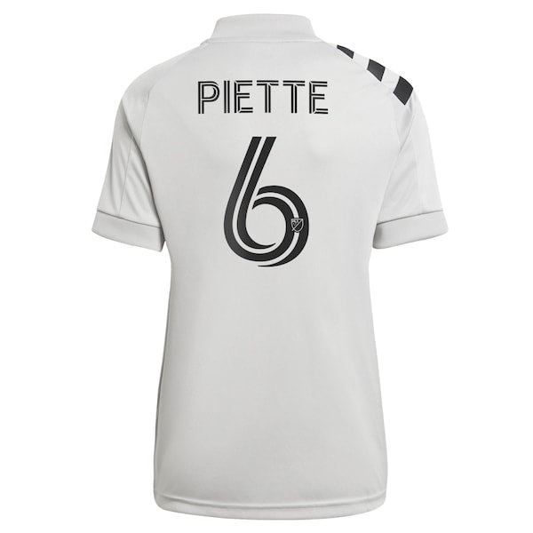 Samuel Piette CF Montr¨¦al adidas Women's 2021 Secondary Replica Jersey - Gray - Image 3