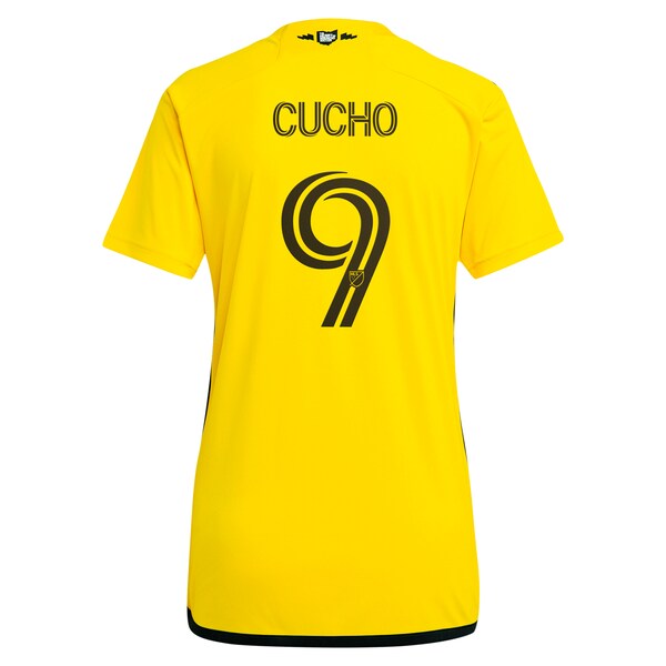 Cucho Hern¨¢ndez Columbus Crew adidas Women's 2024 The Home Kit Replica Player Jersey - Yellow - Image 3