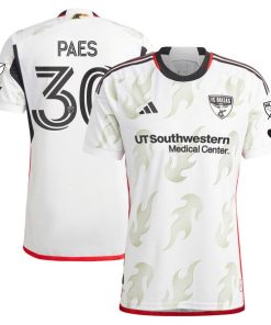 Maarten Paes FC Dallas adidas 2024 Burn Baby Burn Authentic Player Jersey?¨C White