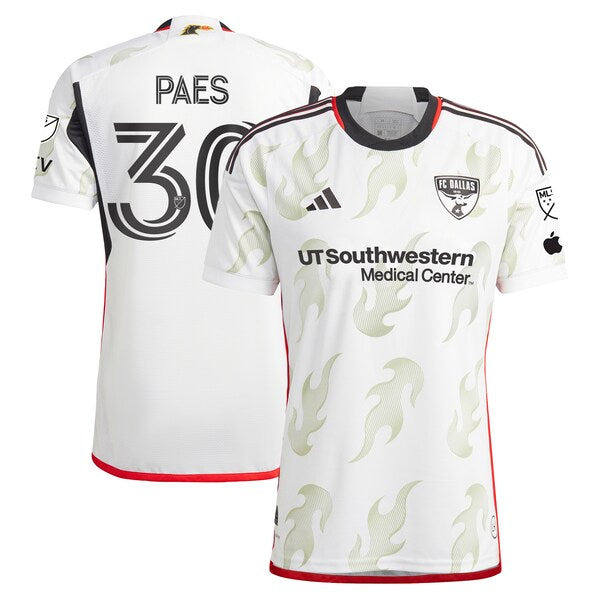 Maarten Paes FC Dallas adidas 2024 Burn Baby Burn Authentic Player Jersey?ยจC White