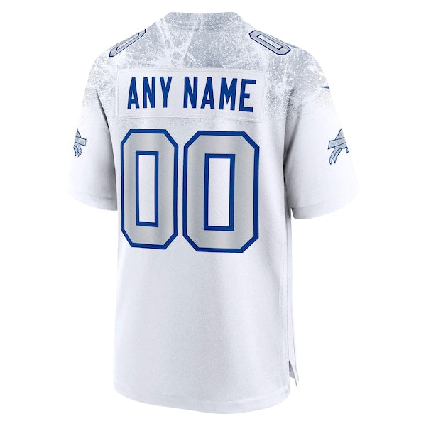 Buffalo Bills Nike 2025 Rivalries Collection Custom Game Jersey - White - Image 3