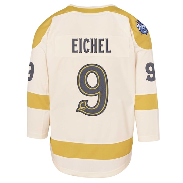 Jack Eichel Vegas Golden Knights Youth 2024 NHL Winter Classic Premier Player Jersey - Cream - Image 3