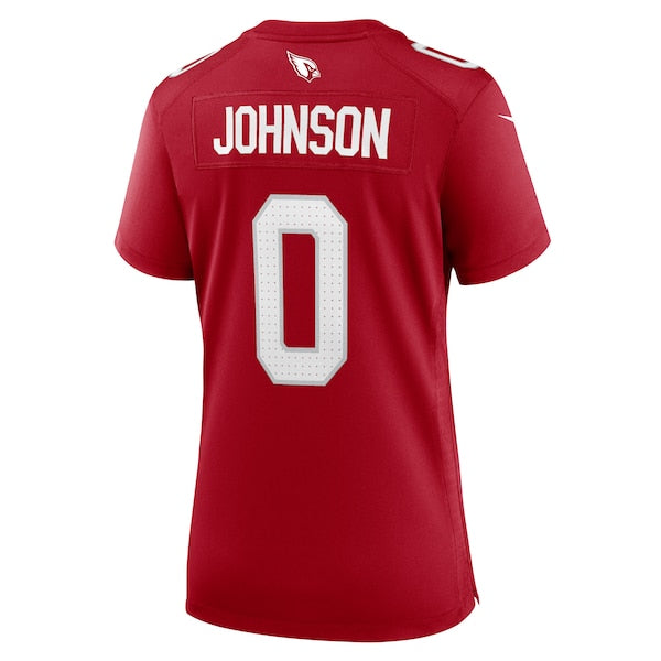 Will Johnson Arizona Cardinals Nike Women's Team Game Jersey - Cardinal - Image 3