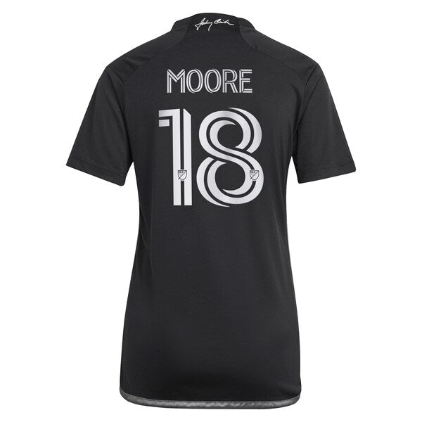 Shaq Moore Nashville SC adidas Women's 2024 Man In Black Kit Replica Player Jersey - Black - Image 3
