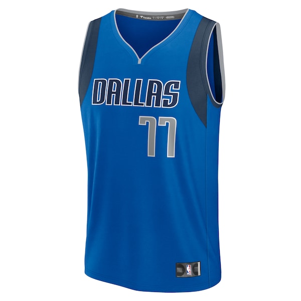Luka Don?i? Dallas Mavericks Fast Break Replica Player Jersey - Icon Edition - Blue - Image 2